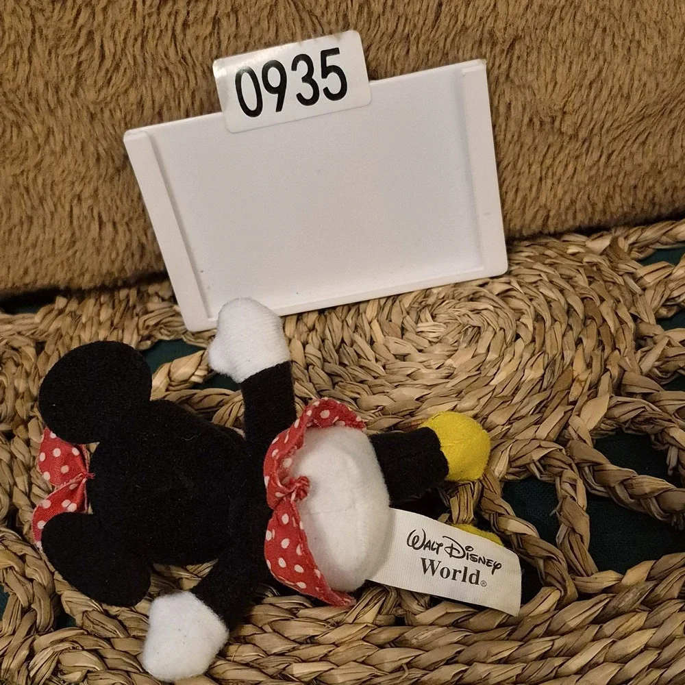 ✅Disney Store Minnie Mouse Plush Toy Bean Bag  Doll#️⃣0935